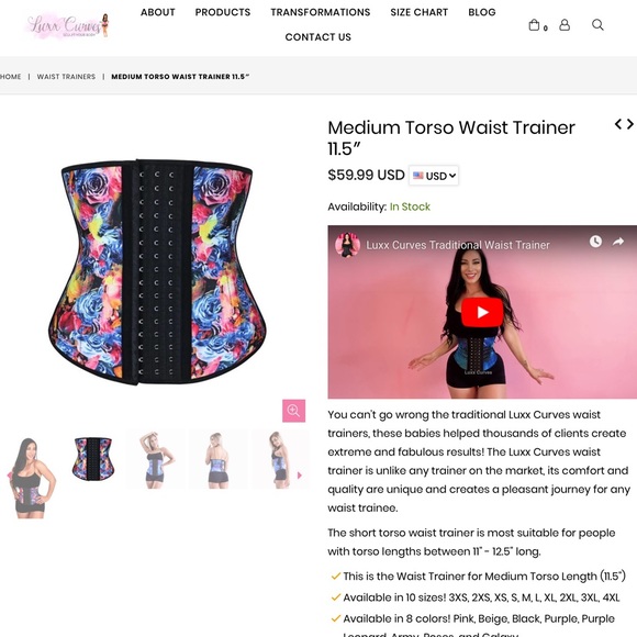 Luxx Curves Intimates & Sleepwear Luxx Curves Waist Trainer Poshmark